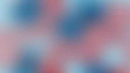 Small paper copies of the American Flag scattered across a blue background.