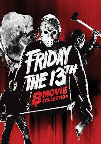 Cover art for Friday the 13th: 8 movie collection DVD.