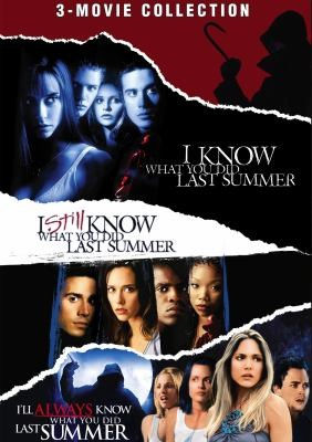 Cover art for the I Know What You Did Last Summer 3-movie collection DVD set.